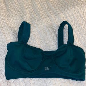 Set active torquioise bra